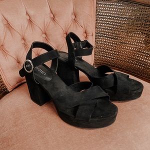 Strappy Platform Heels